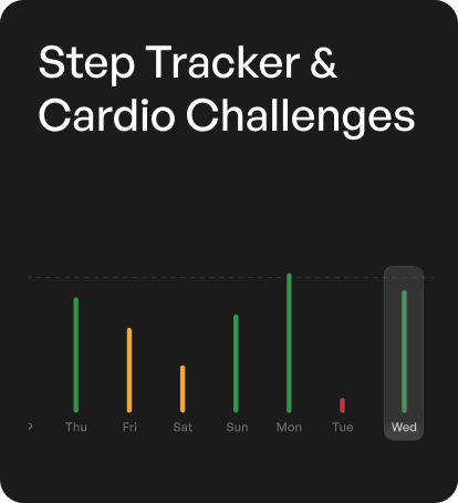 Step Tracker & Cardio Challenges